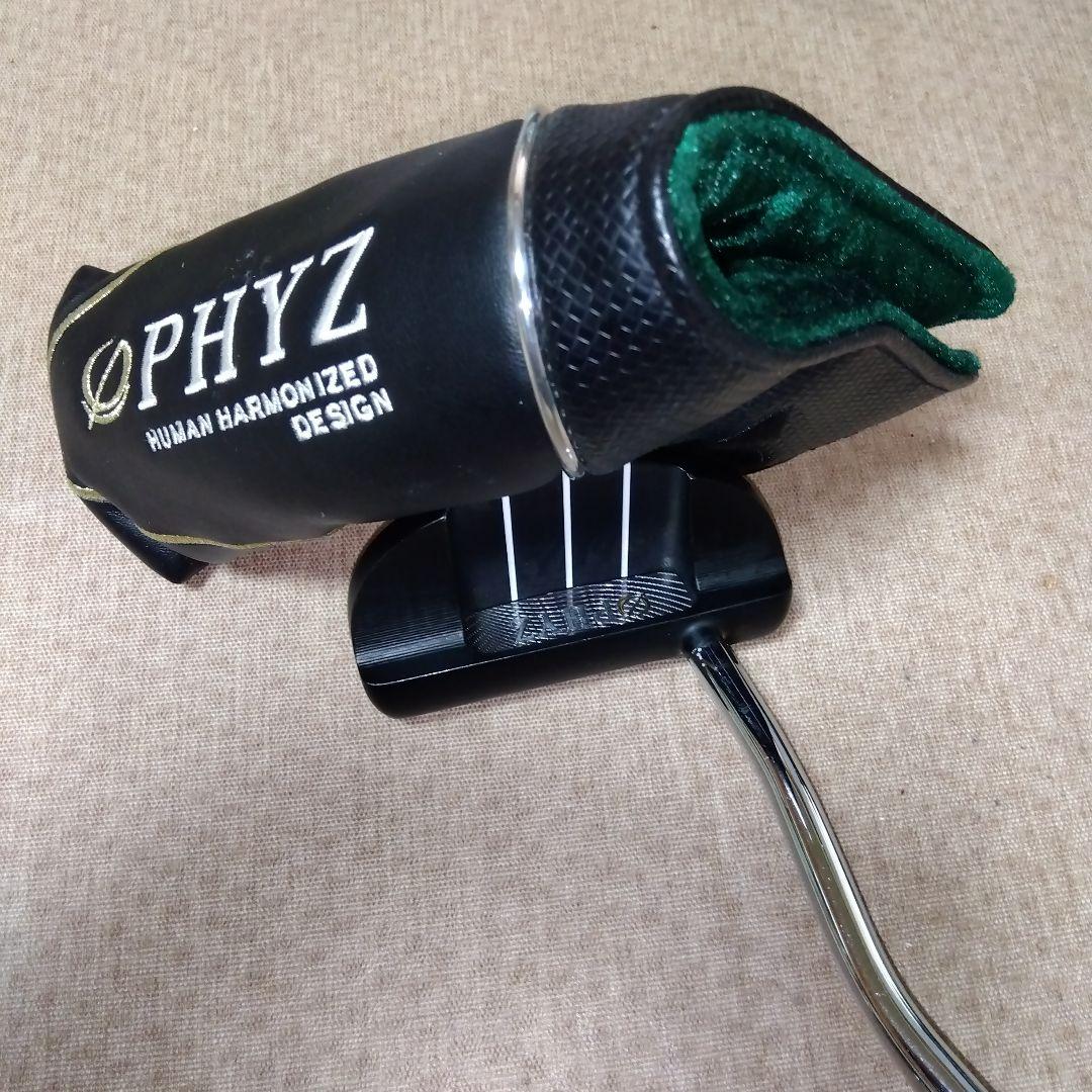綺麗な状態 PHYZ 34インチ パター ヘッドカバーマグネット式