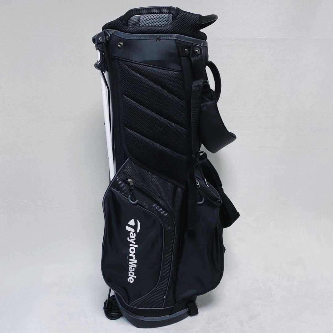 美品　TaylorMade　スタンド付キャディバッグ　9.5型　タグ付　ブラック