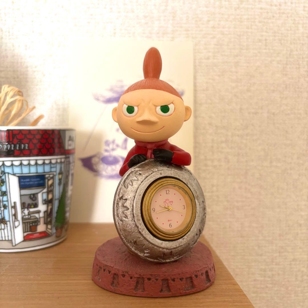 【希少】ムーミン リトルミイ ジオラマ置時計