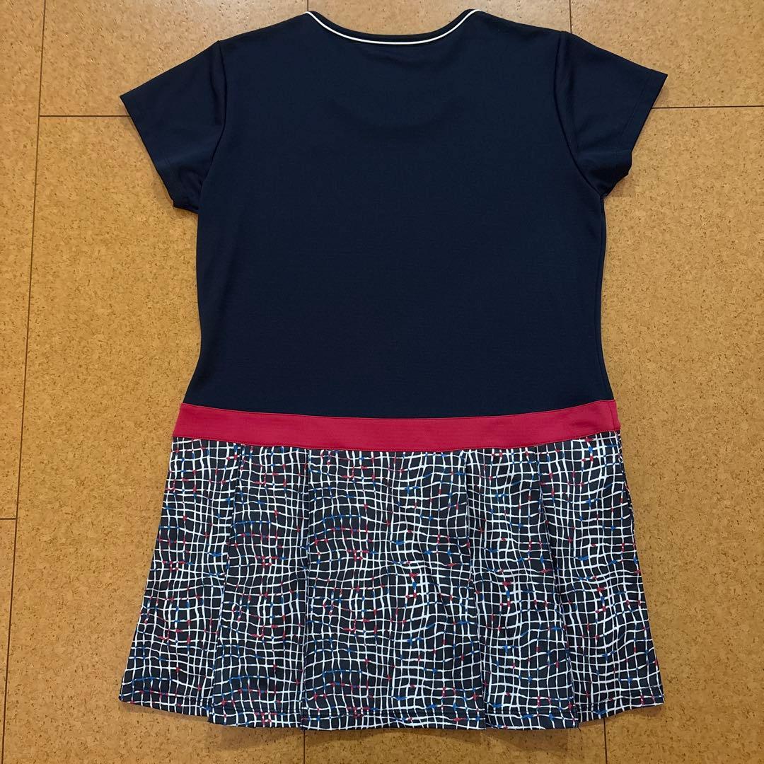 新品　未使用　プリンス　L チェック柄　半袖Aラインワンピース　ゆったり