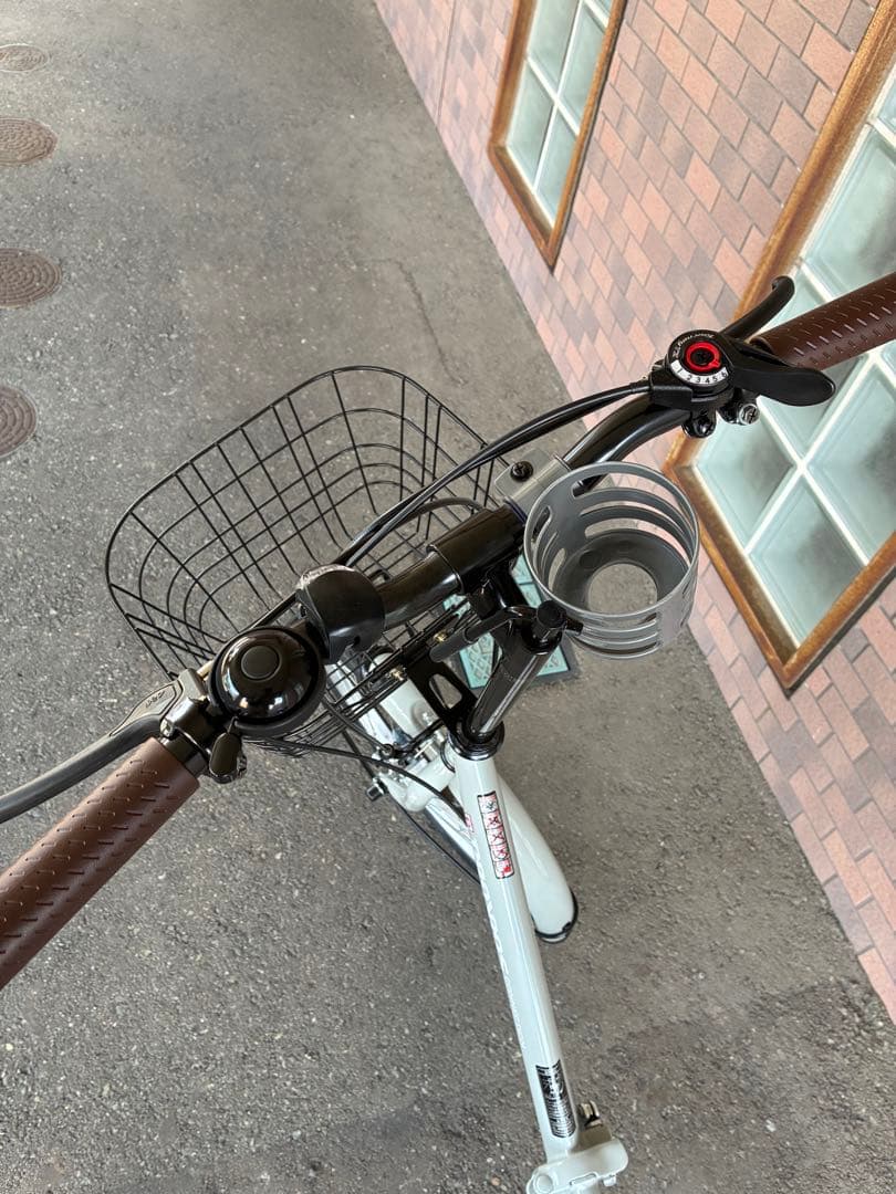 PROVOS 折りたたみ自転車 クレヨン　カゴ付き　美品
