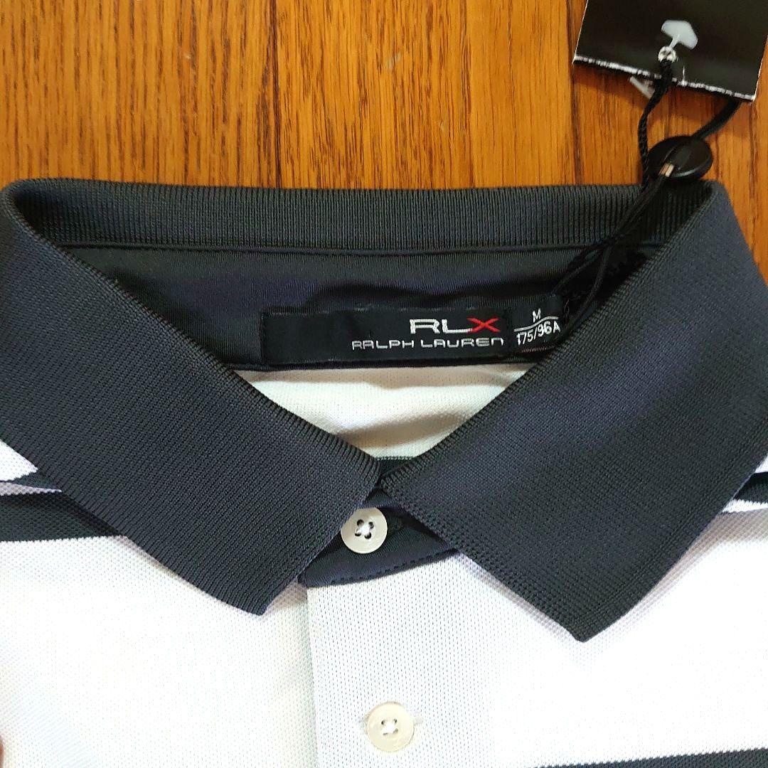 新品未使用タグ付き！✨RLX✨ ストライプ ポロシャツ sizeM
