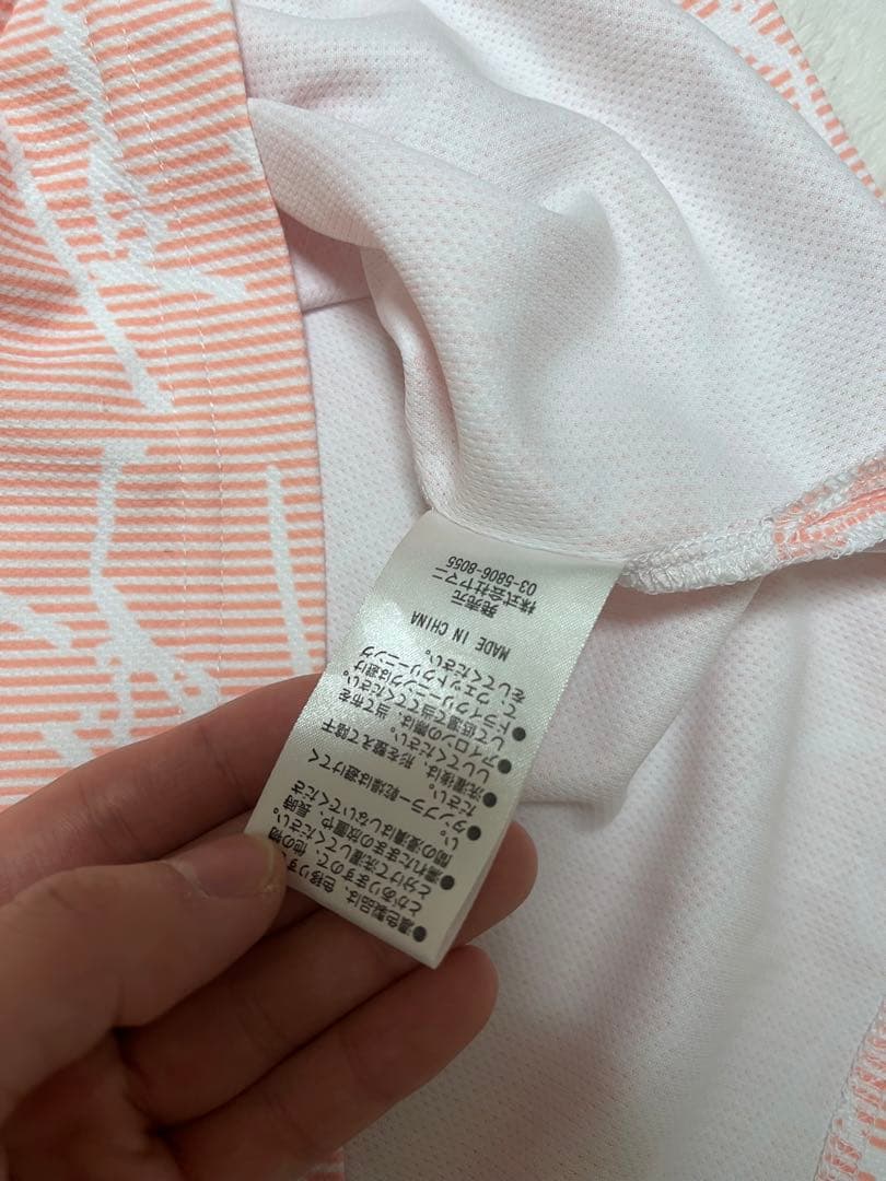   ピンクポロシャツ メンズレディース ゴルフウェア