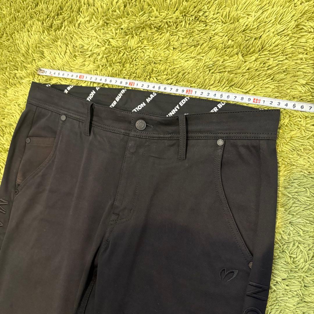 マスターバニーエディション ストレッチパンツ メンズパン ブラック サイズ5