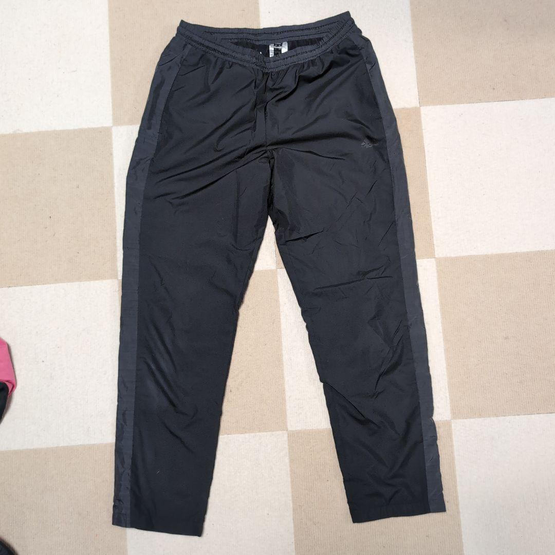 adidas ウィンドブレーカー ブラック/ピンク セット　レディース