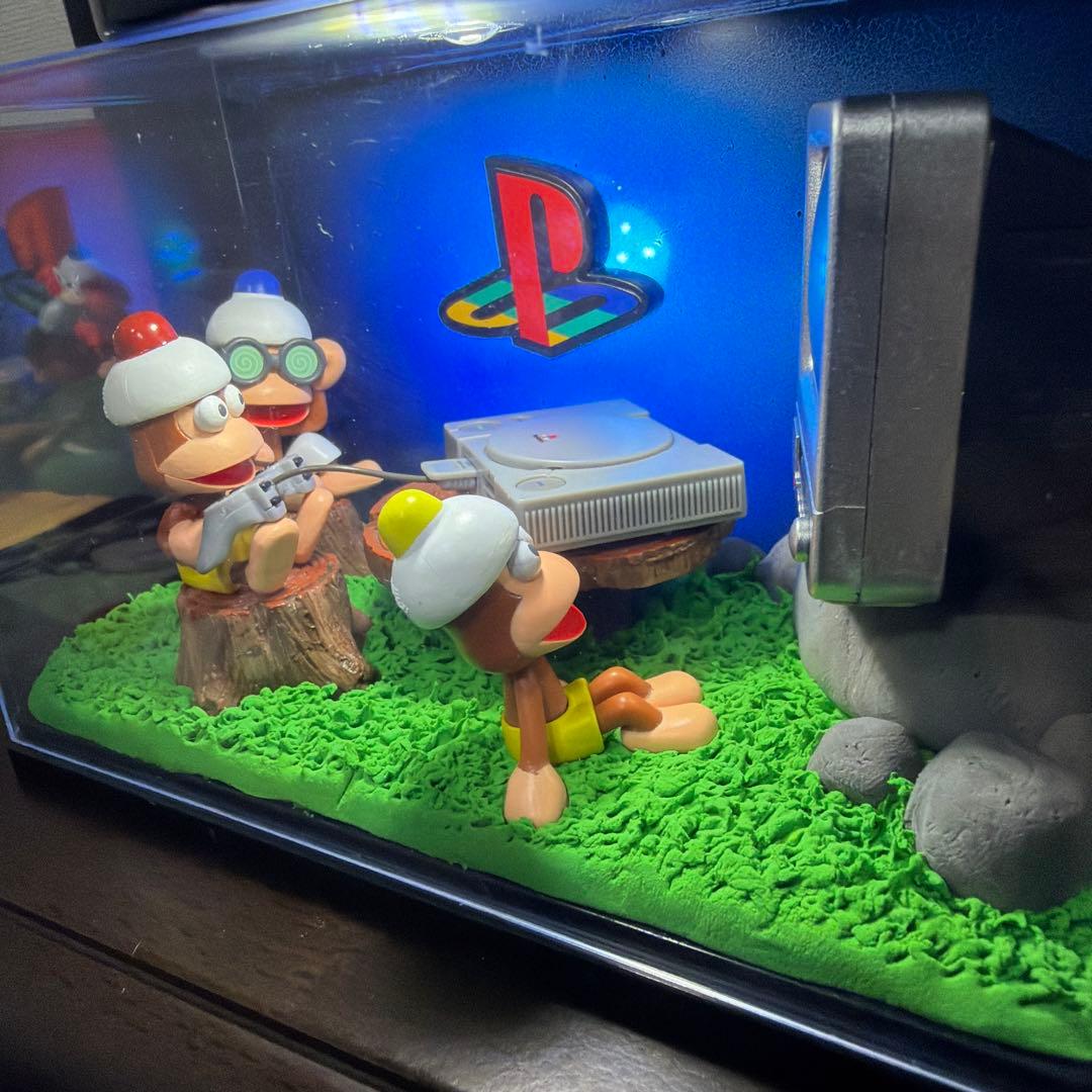 サルゲッチュ まちぼうけ プレイスミニチュア ジオラマ
