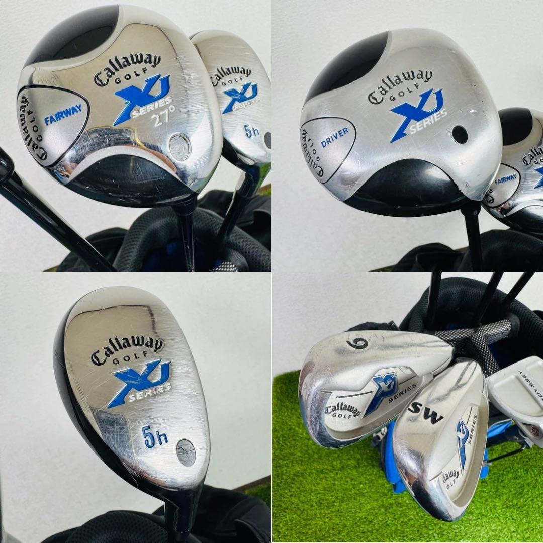 【6〜9歳子供用】Callaway xj ジュニア ゴルフクラブセット
