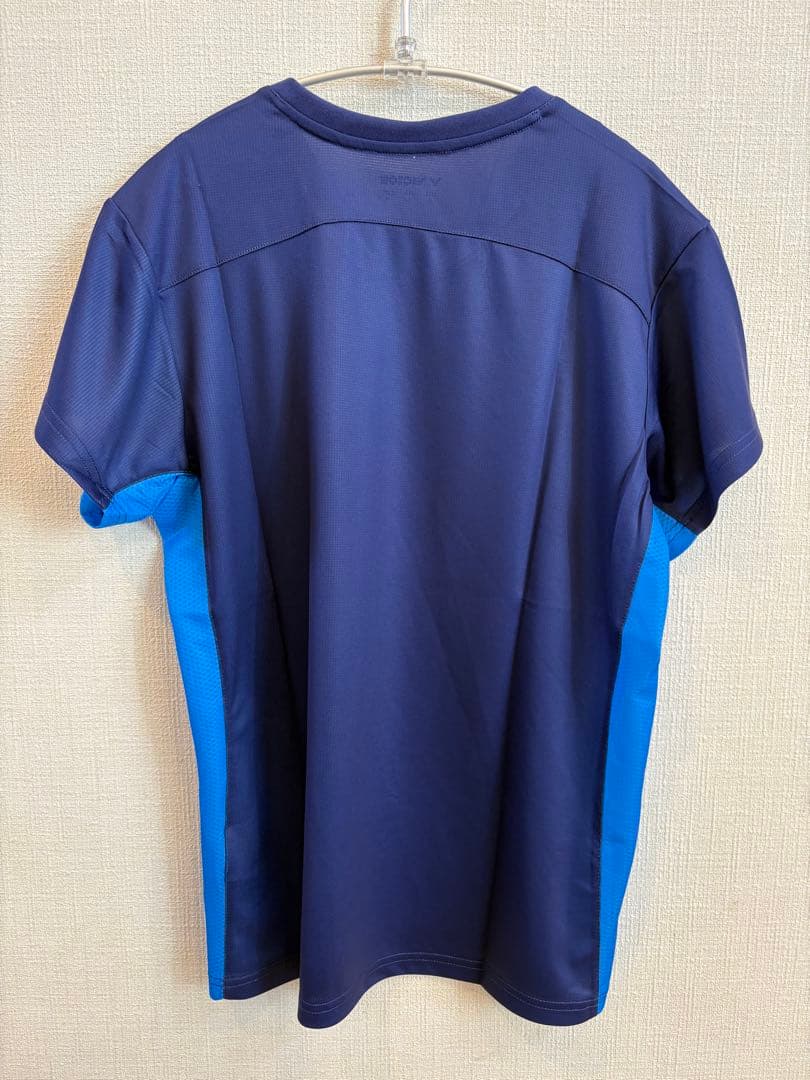 VICTOR ゲームシャツ　バドミントンシャツ Lサイズ ネイビー/ブルー　XL