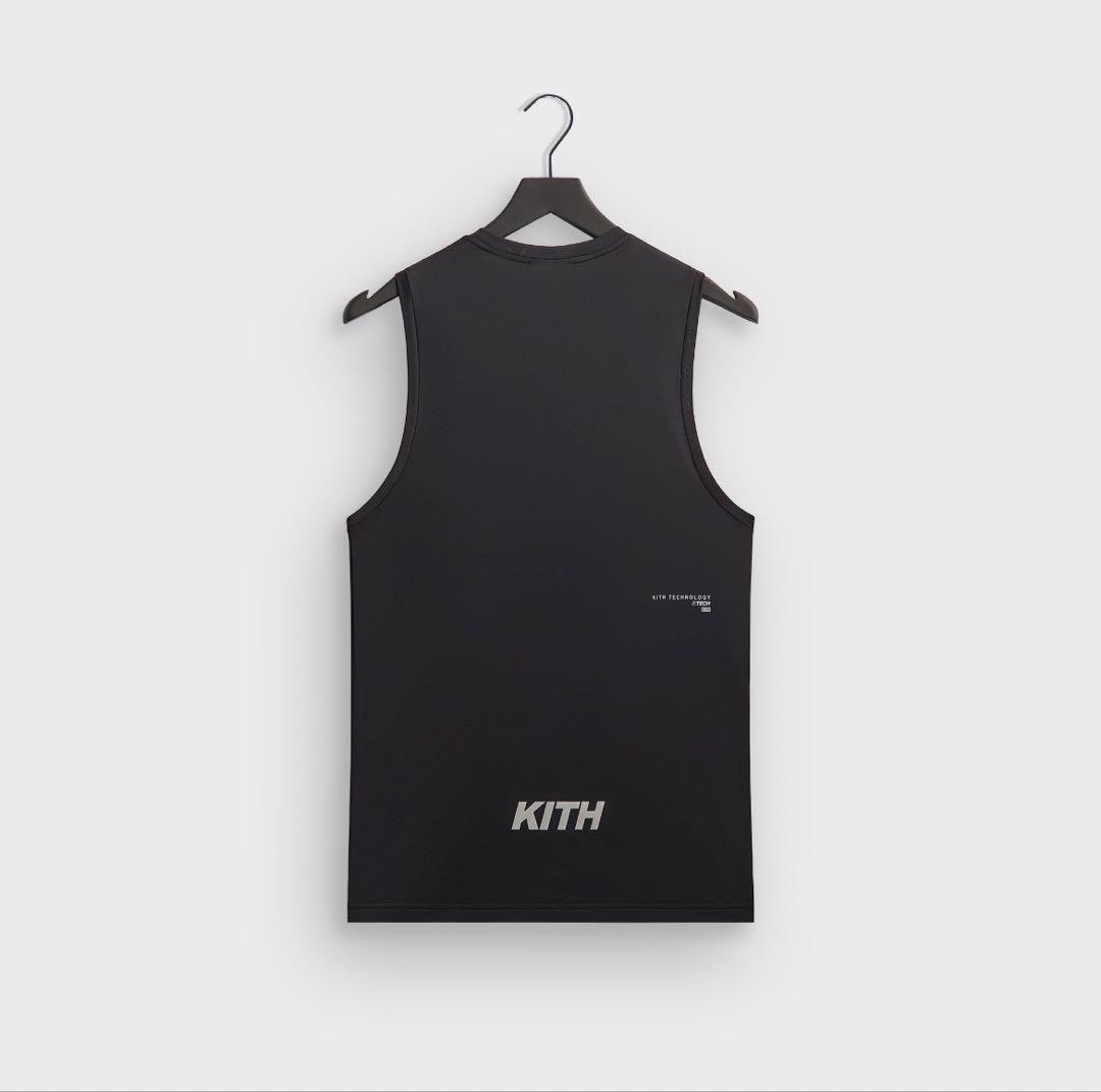 ウォーキング・ランニングウェア kith x on core tank \"Black\"