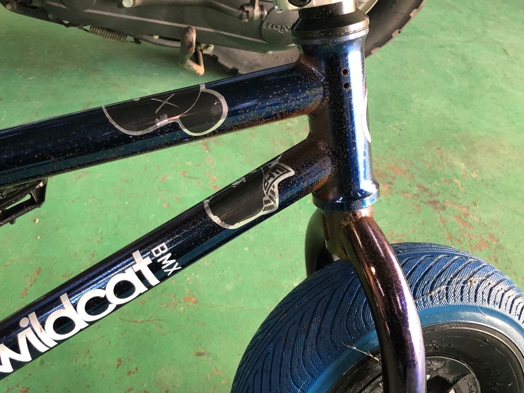 wildcat BMX バイク 青タイヤ