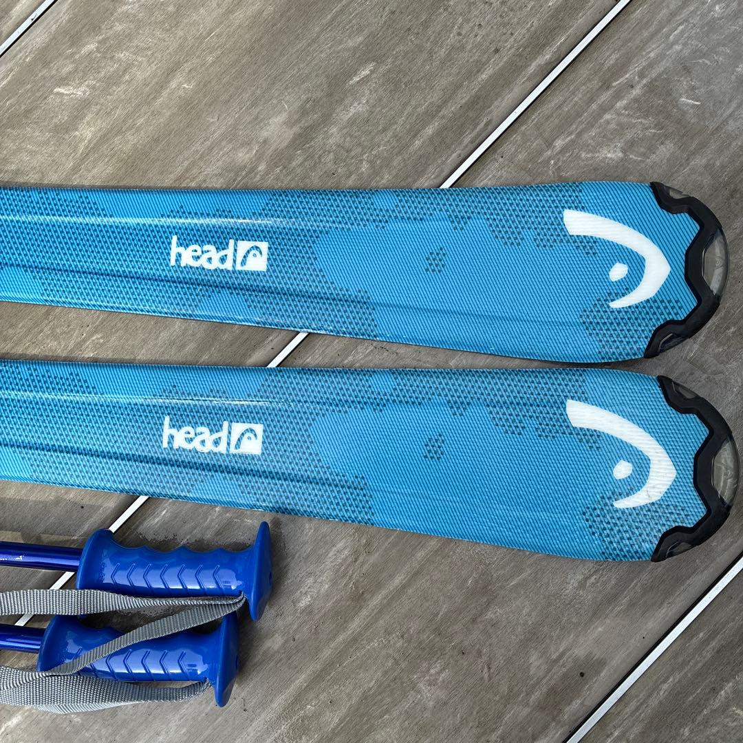 【メンテ済】ジュニアスキーフルセット HEAD127cm ブーツ23cm