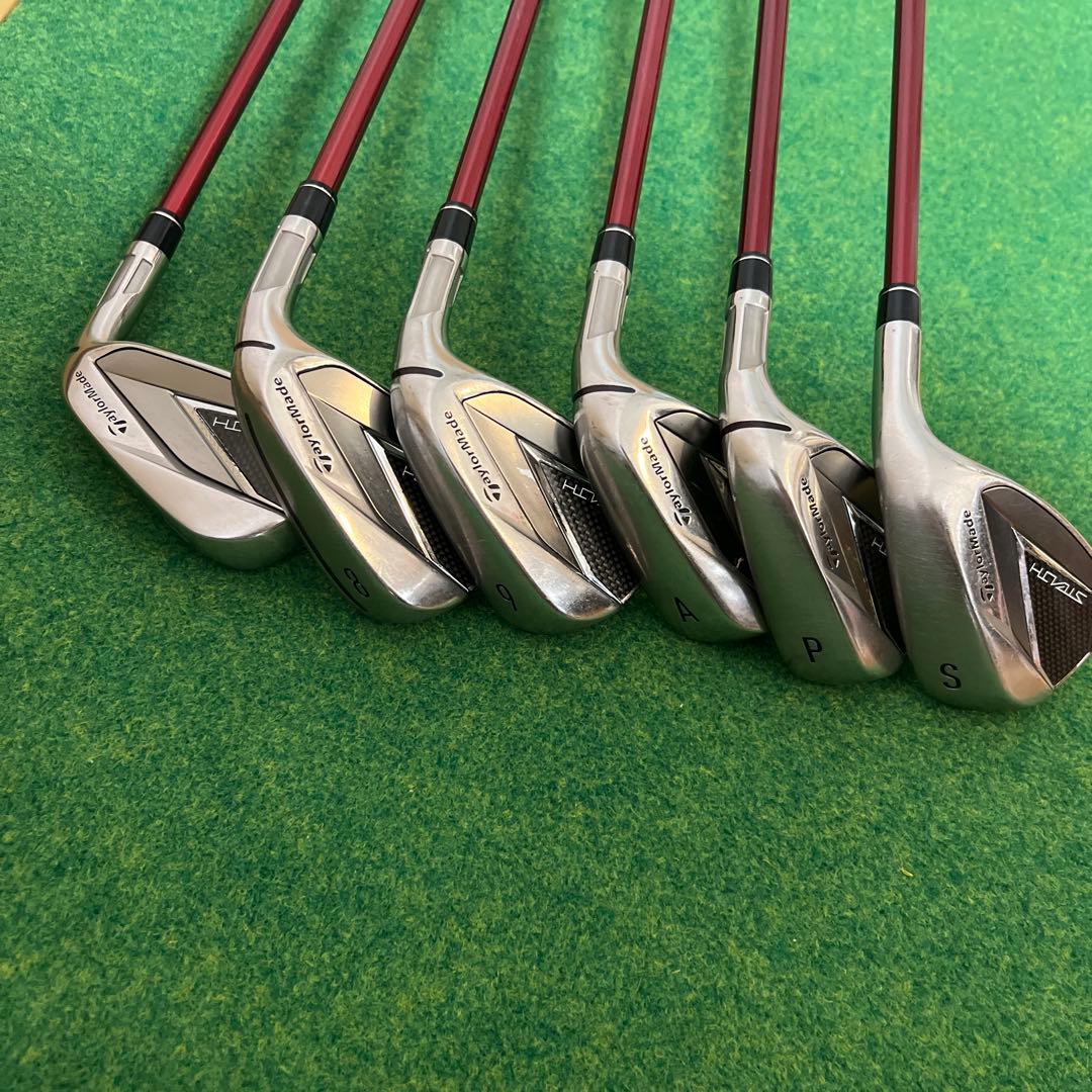 ステルス　レディースアイアン６本セット　フレックスL　テーラーメイド