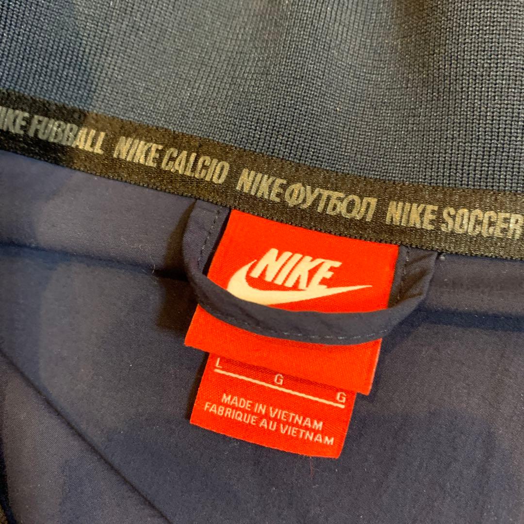 NIKE F.C. ナイロンモッズコート フーデッドコート ネイビー