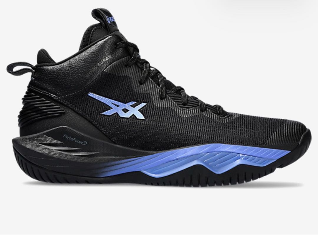 asics バスケットボールシューズ ブラック/ブルー