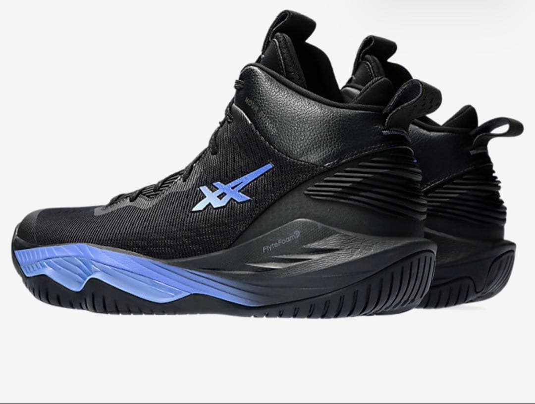 asics バスケットボールシューズ ブラック/ブルー
