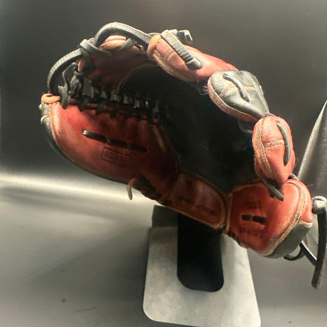 ローリングス　外野手用　グローブ Rawlings DSZ5硬式グローブ赤 黒