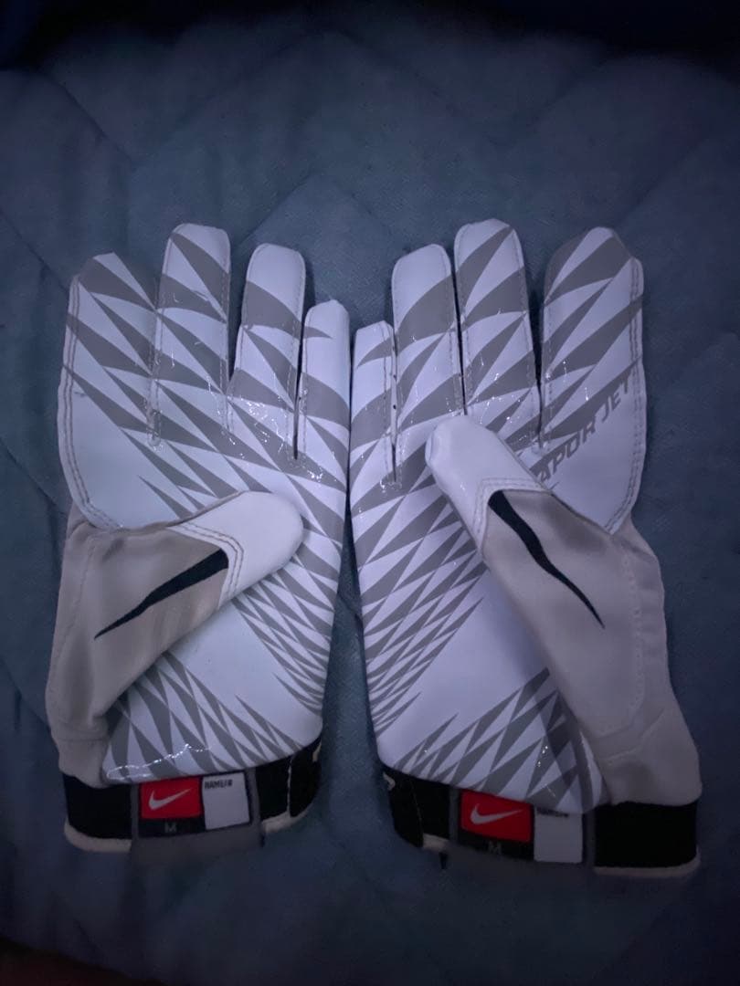 Nike Vapor Jet グローブ ホワイト/ブラック　M