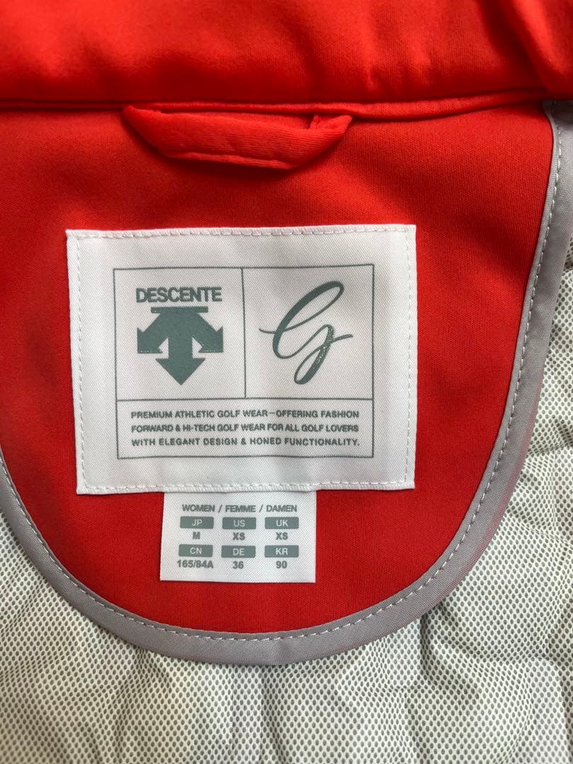 【美品】DESCENTE ゴルフ キルティングベスト Mサイズ