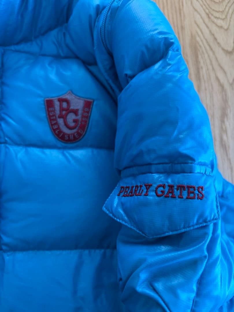 PEARLY GATES ダウン　青系