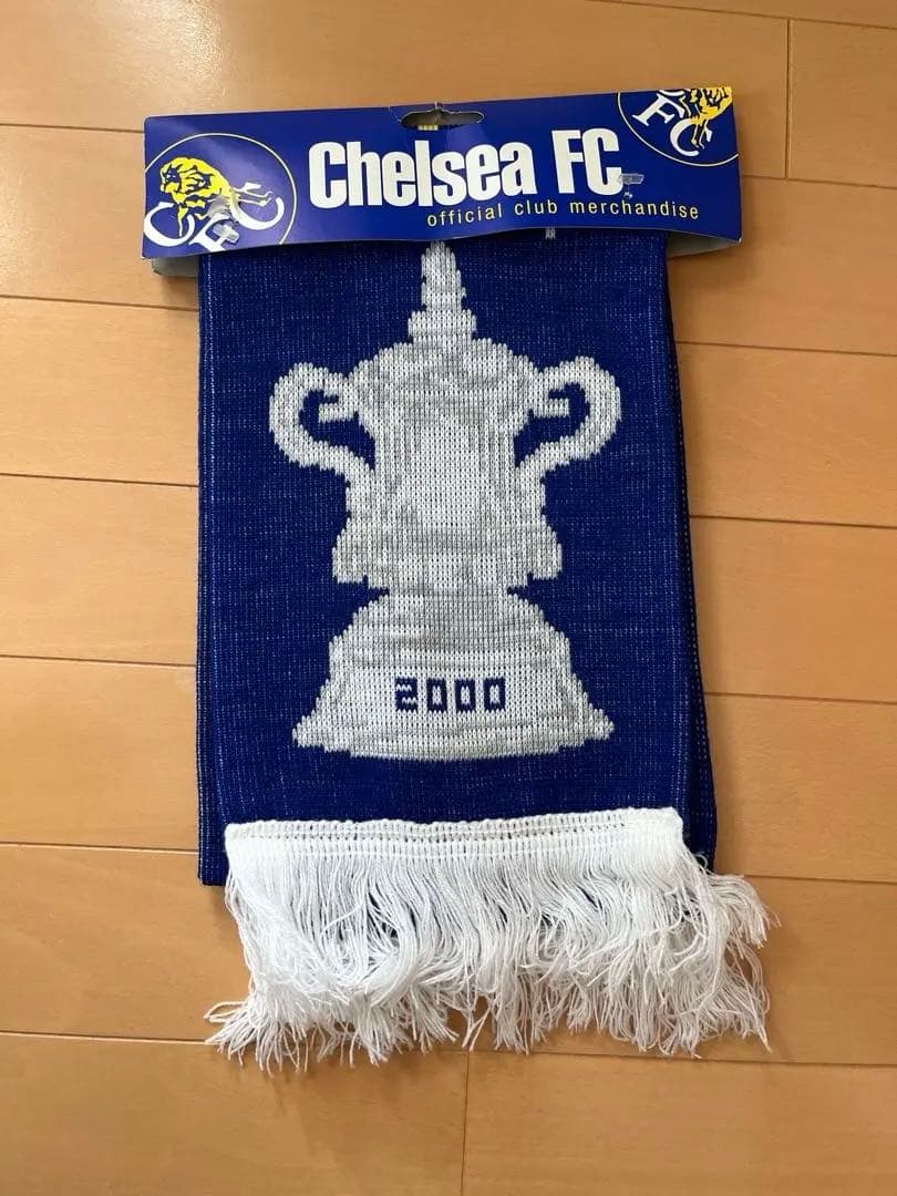 ビンテージ未使用　Chelsea FC マフラー 2000年FA CUP決勝記念