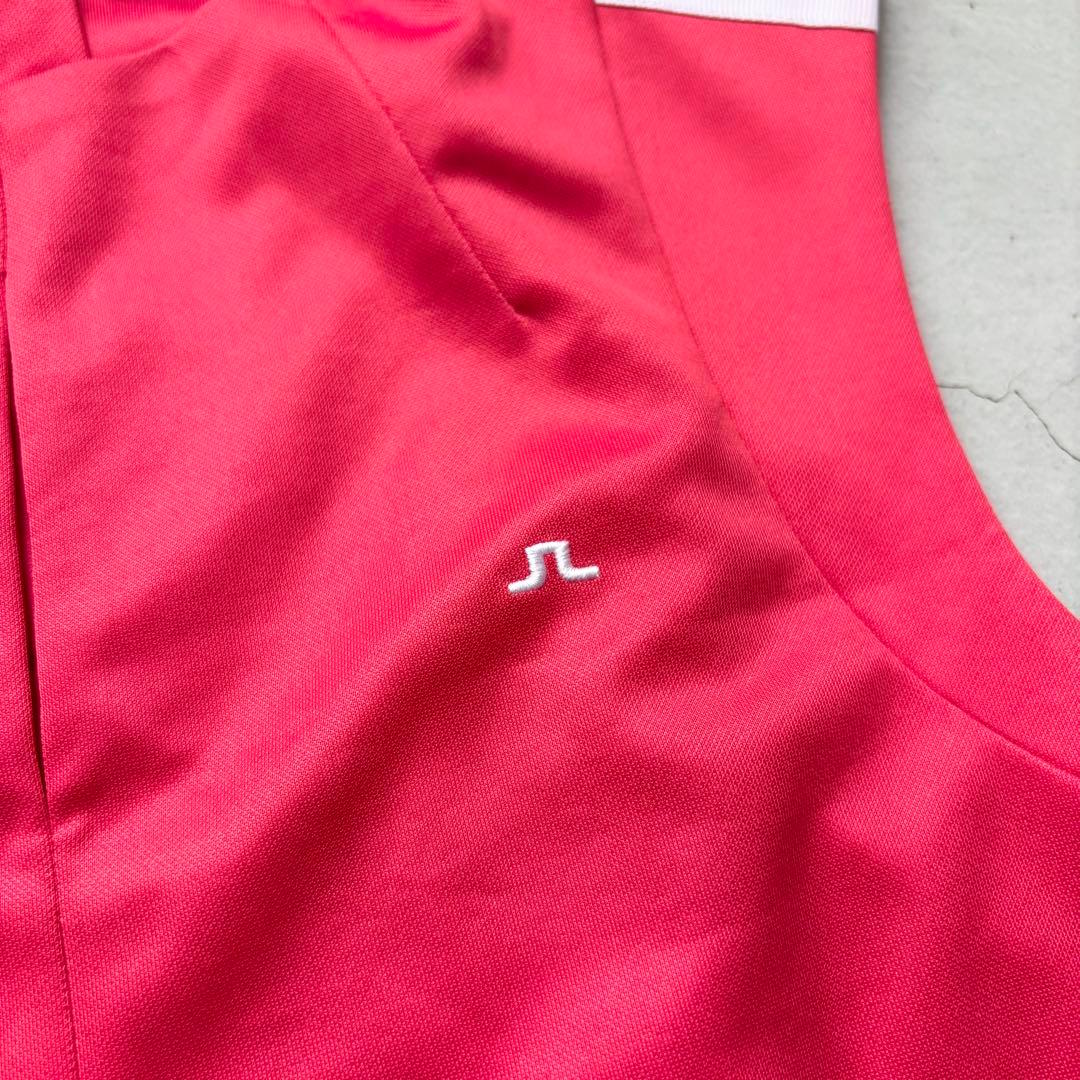 J.LINDEBERG ジェイリンドバーグ ノースリーブワンピース XS レッド