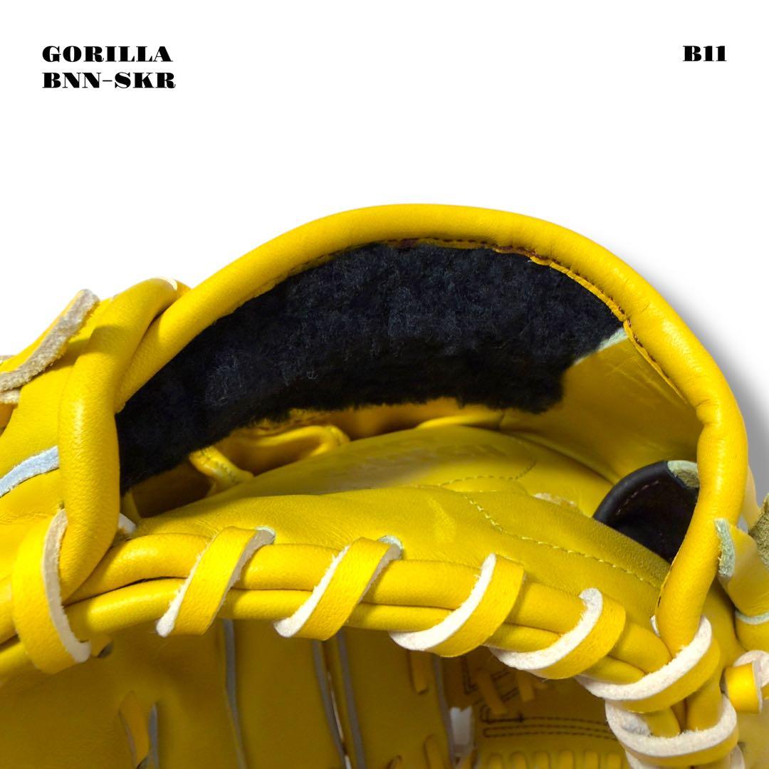 未使用品！ GORILLA ゴリラ ばなな グローブ グラブ イエロー 黄