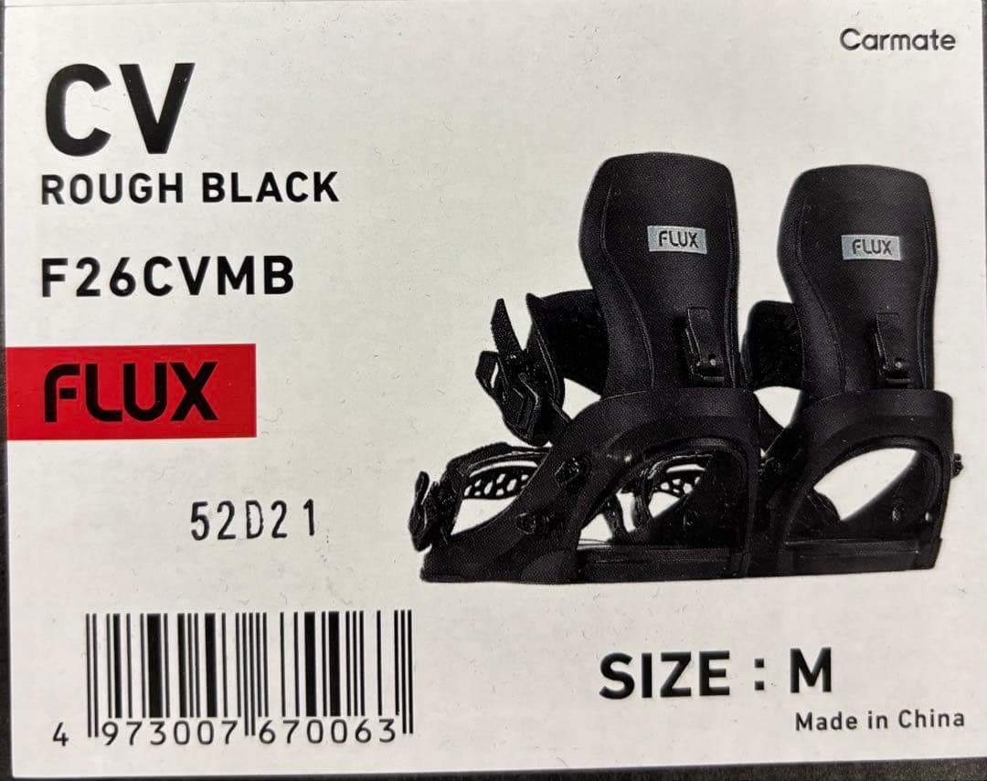 FLUX / CV / BLK / Mサイズ　新品未使用