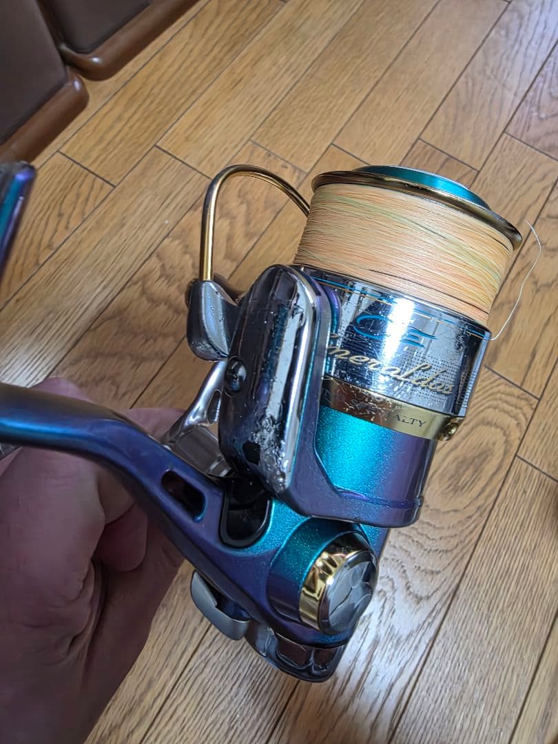 【貴重機種】初代エメラルダス2506　左ダブルハンドル(木製パーツ)