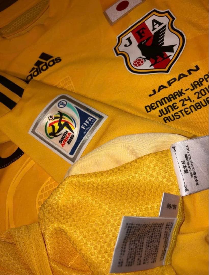 日本代表GK川口能活techfit adidasユニフォームwc2010　XO