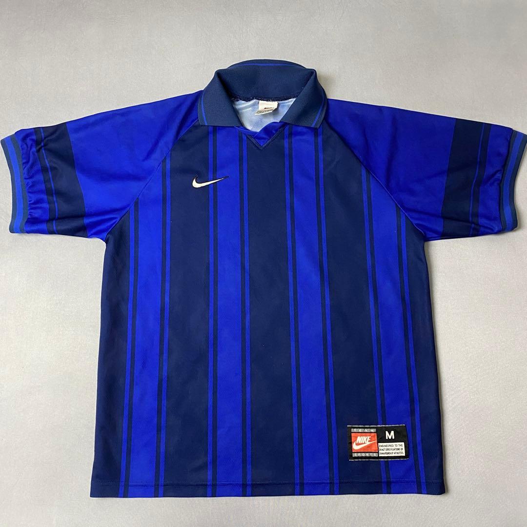希少U.K製　NIKE ゲームシャツ　サッカー　銀タグ　y2k