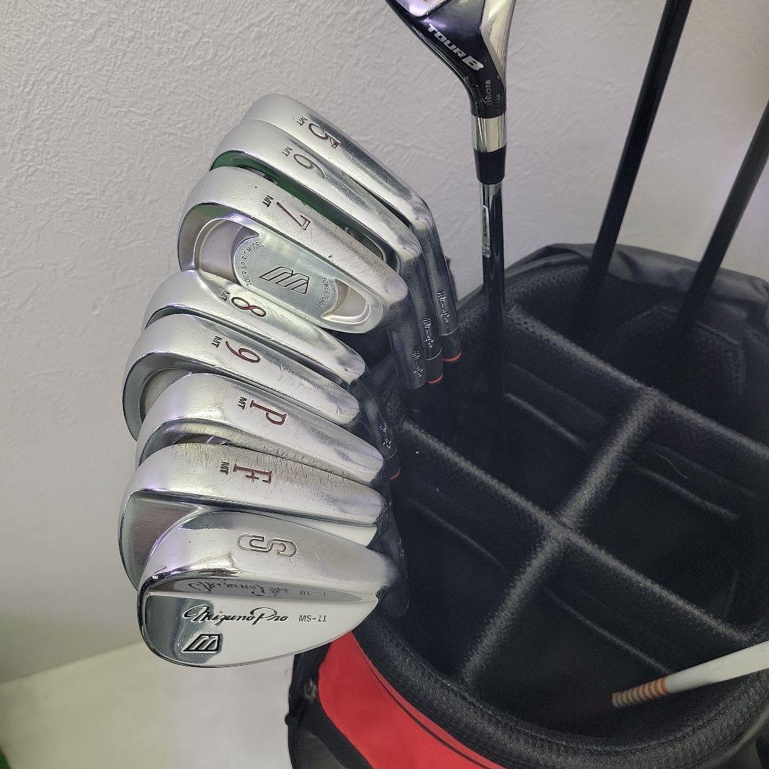 (1099)⛳ミズノゴルフクラブセット　セミハードヒッター