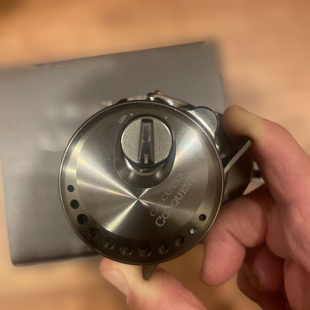 美中古 SHIMANO シマノ 23 カルカッタコンクエスト BFS HG 左
