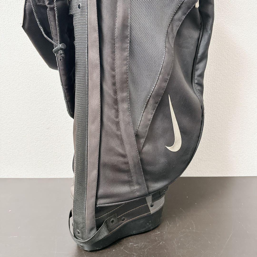 希少 ナイキNIKE スタンド式 キャディバッグ 5分割 ブラック×グレー 軽量