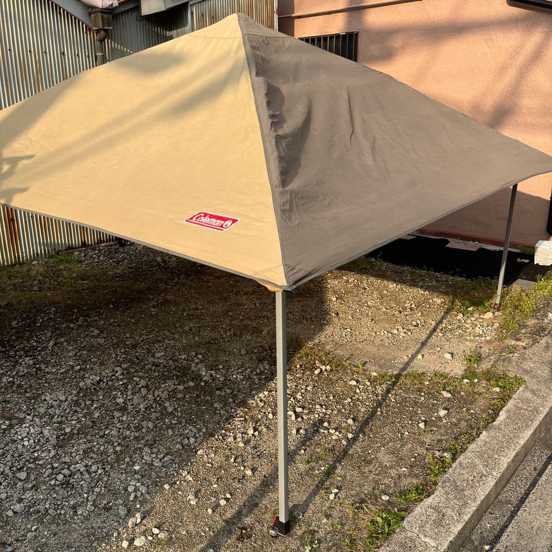 Coleman 大型タープ ベージュ/カーキ