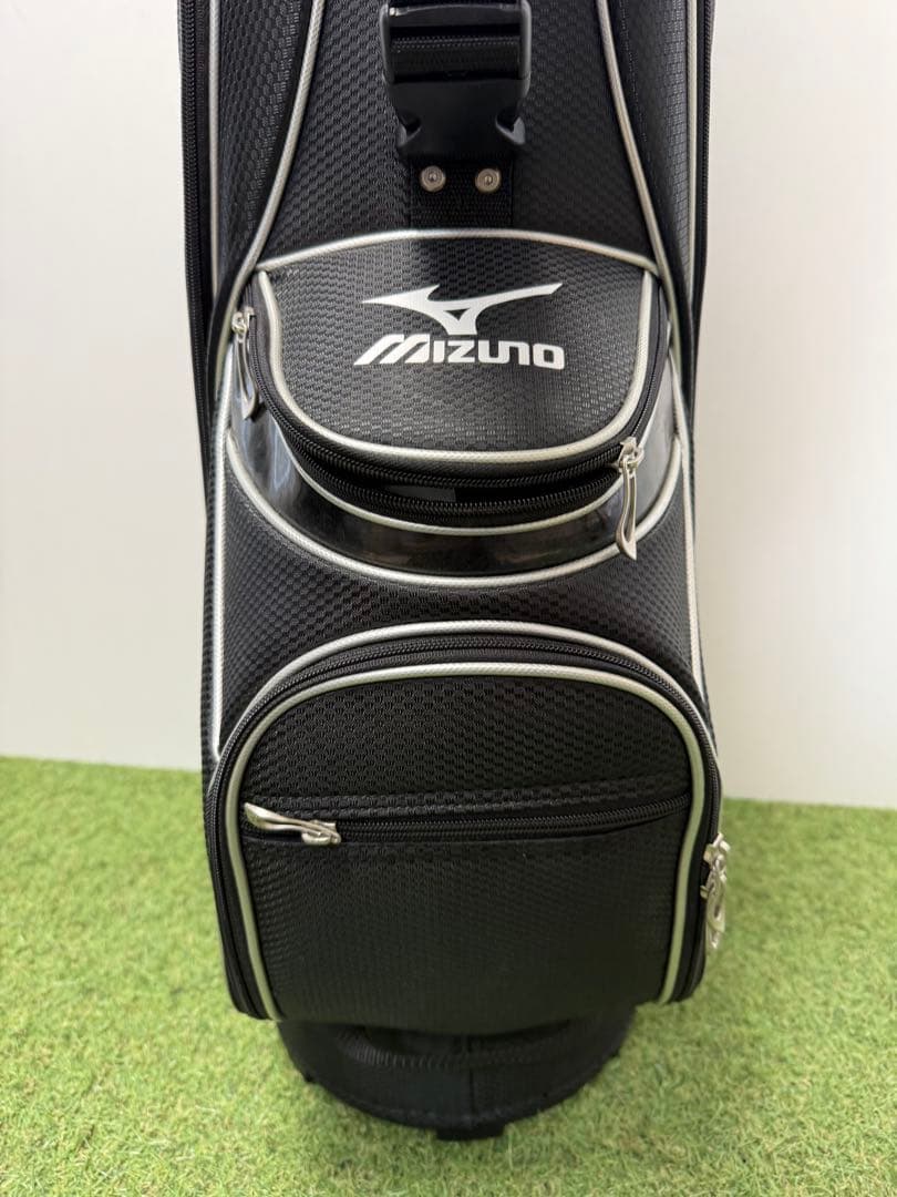 Mizuno キャディバッグ ゴルフ バッグ ブラック ケース