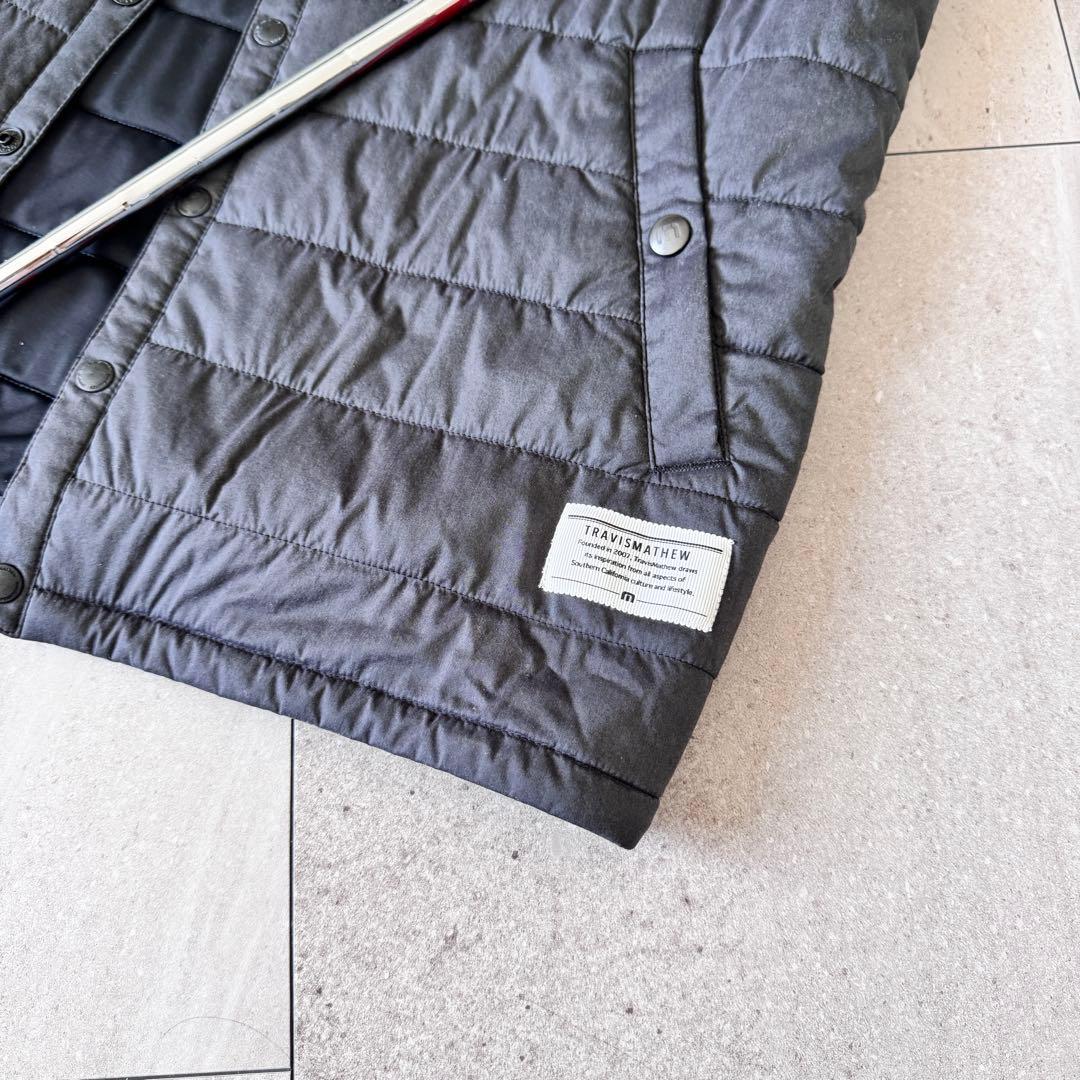超美品◆トラビスマシュー防寒中綿ベスト◆メンズゴルフウェアXL（LL）