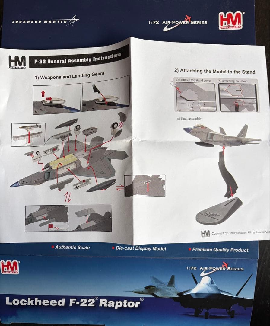 F 22 ラプター 第325戦闘航空群 2008 1/72 アメリカ　模型