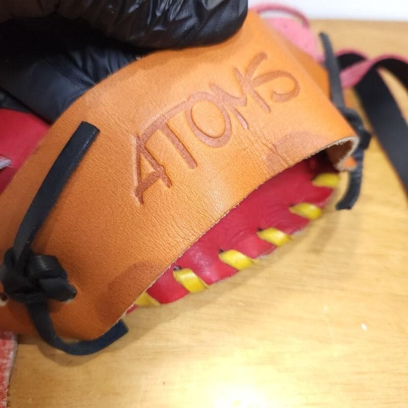 アトムズ 日本製 キャッチターゲット 左投げ トレーニング 内野用 硬式グローブ
