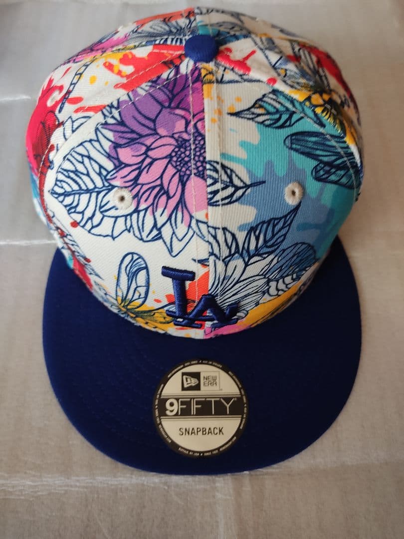 LA 花柄 9FIFTY スナップバックキャップ