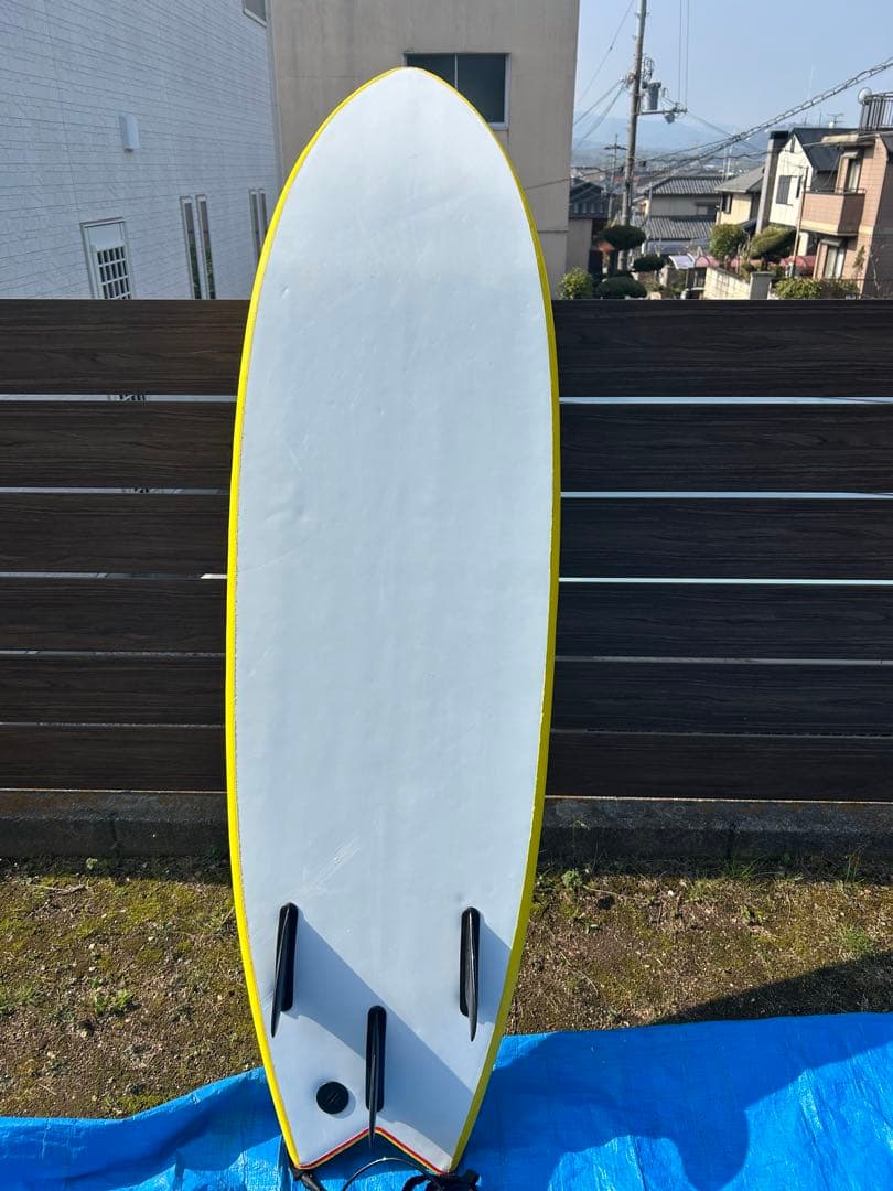 【直取限定】SMILE ON SURF Y55-T165 イエローファンボード