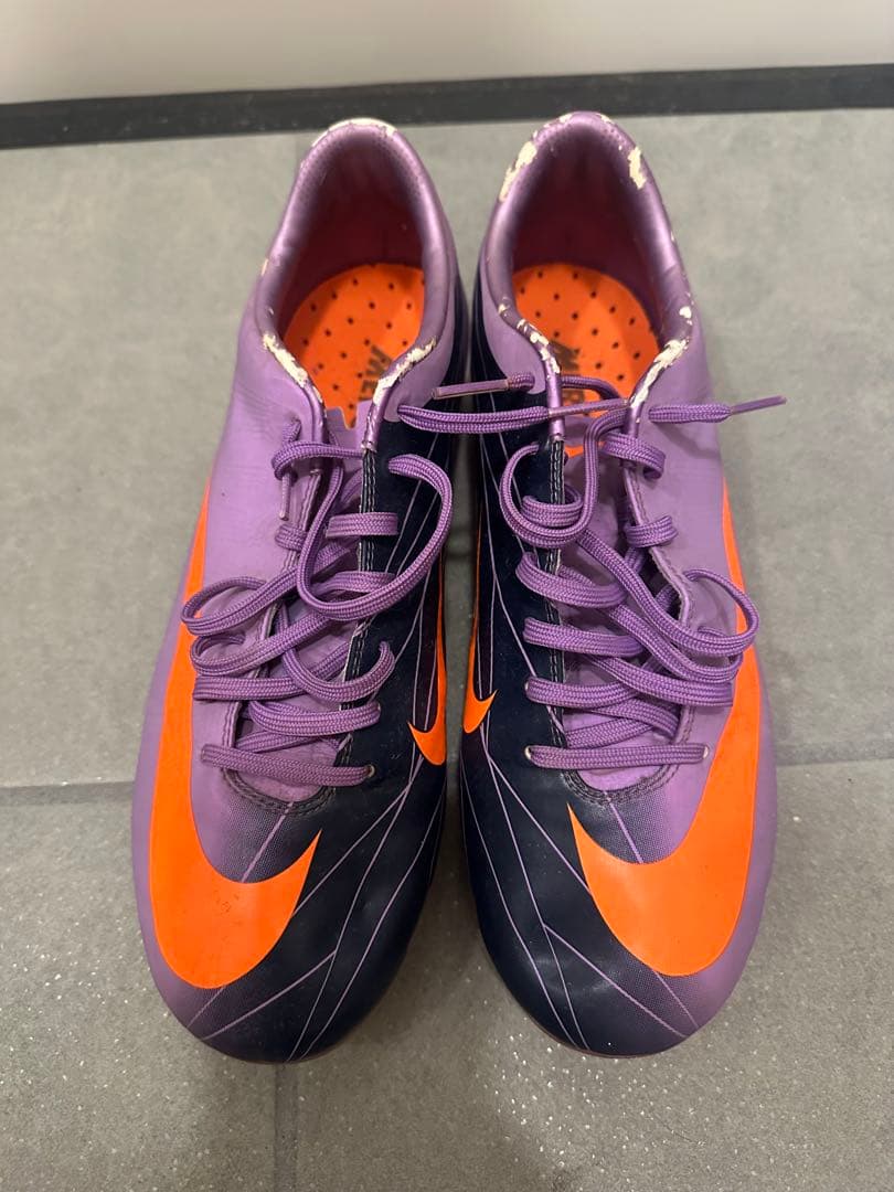 Nike Mercurial サッカーシューズ 紫/オレンジ