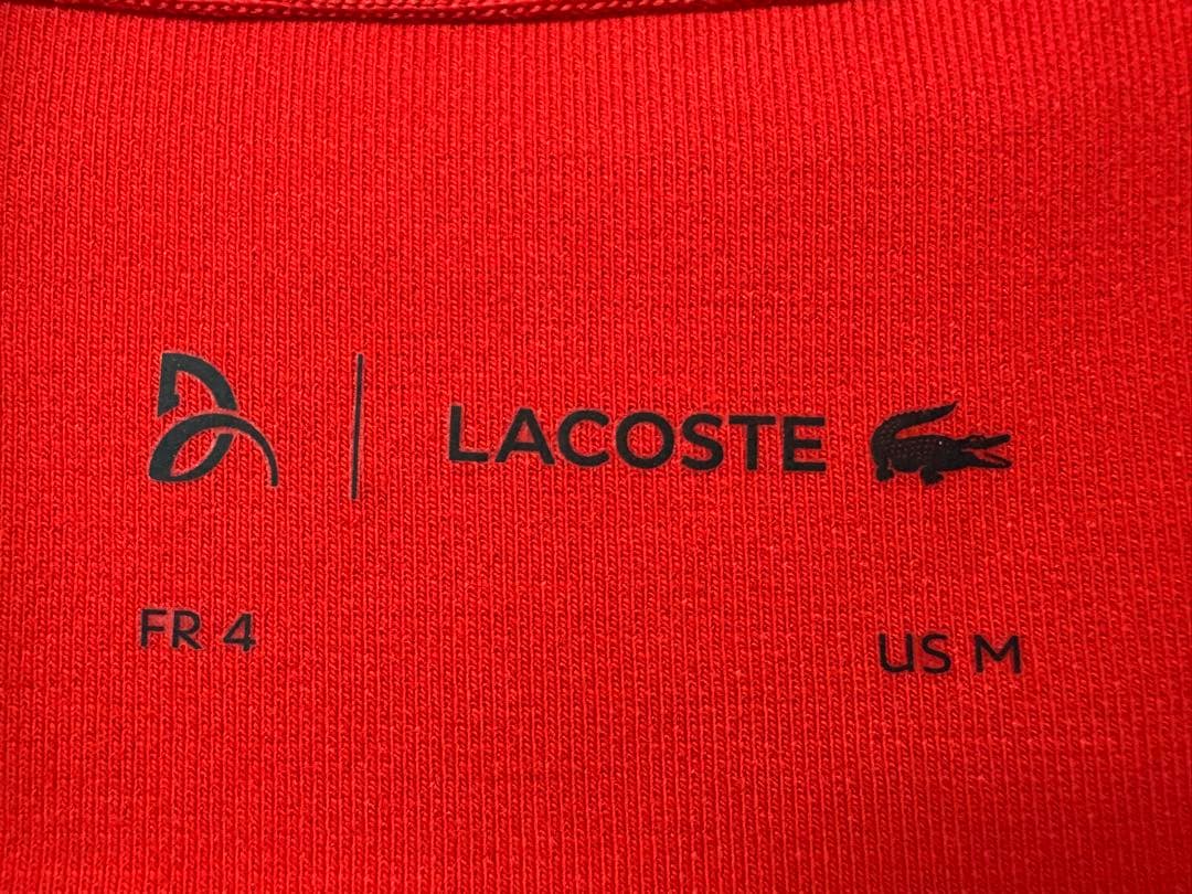 【ジョコビッチ着用モデル】LACOSTE テニスジャージ (US)Mサイズ