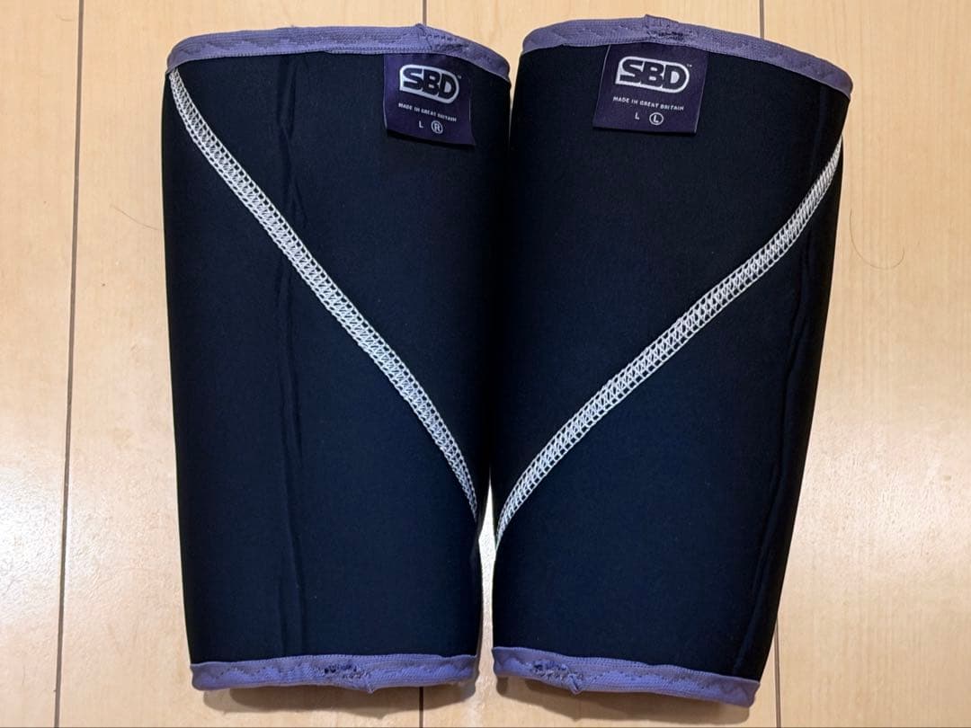 【美品】SBD ウエイトリフティングニースリーブ　L