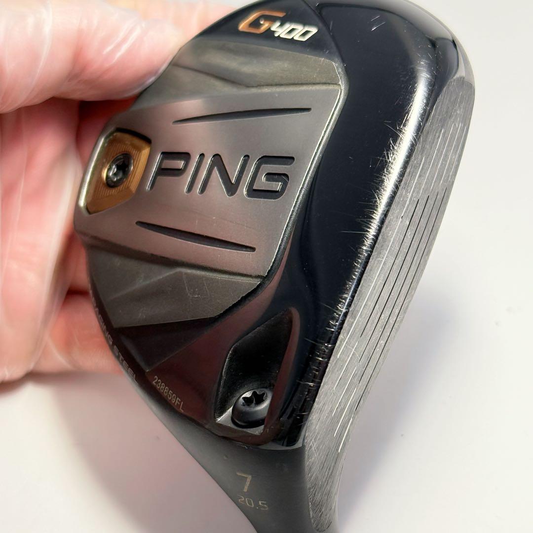 G400 7w 20.5° PING フェアウェイウッド　ヘッドとカバーのみ