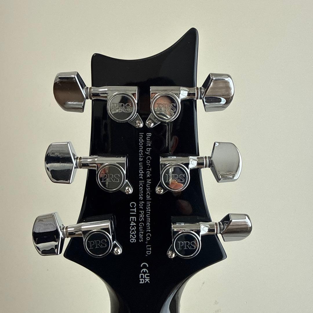 PRS SE Custom24 Black Gold Burst ロックペグ付き