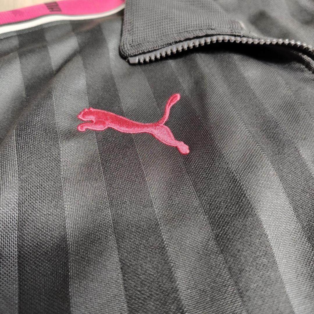 PUMA プージャ ジャージ上下セット グレー×ピンク
