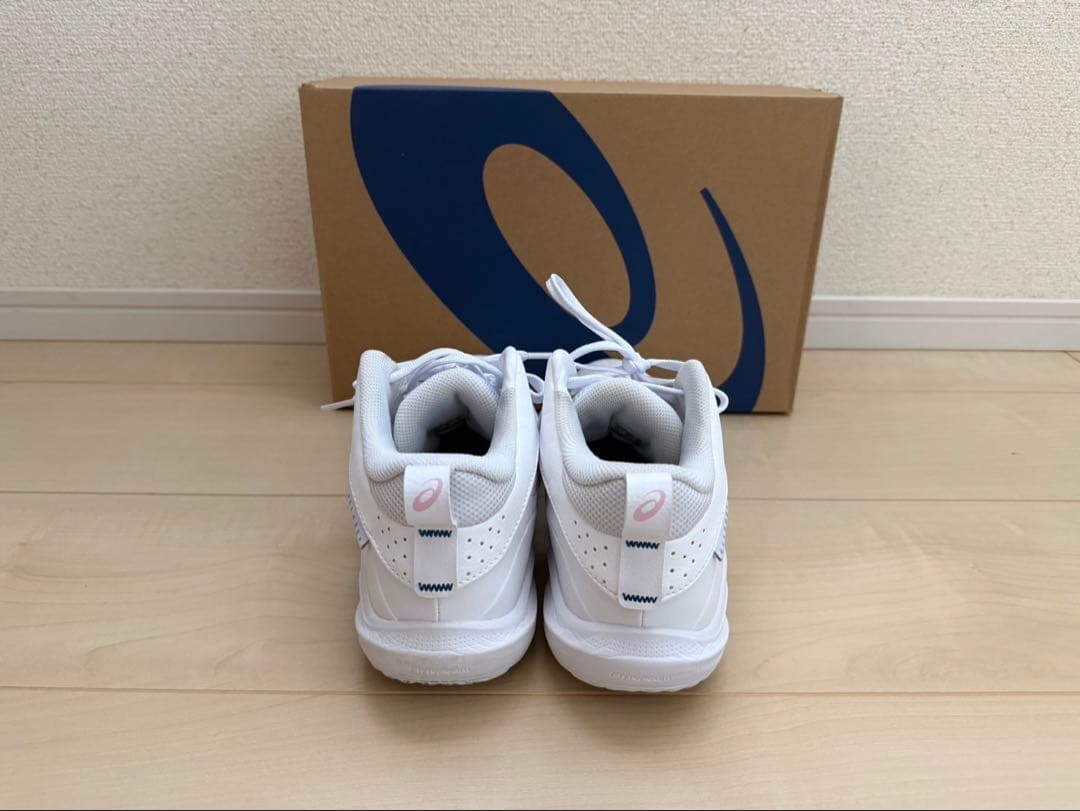 asics ゲルフープv17バスケットボールシューズ 女性用 ホワイト/ピンク