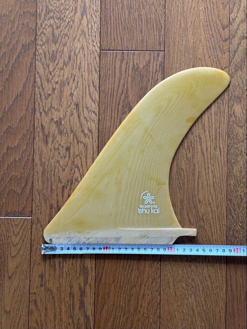 ehukai サーフボードフィン クリーム色 10.0