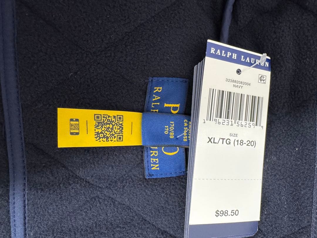 【新品タグ付き】Polo Ralph Lauren キルティングベスト