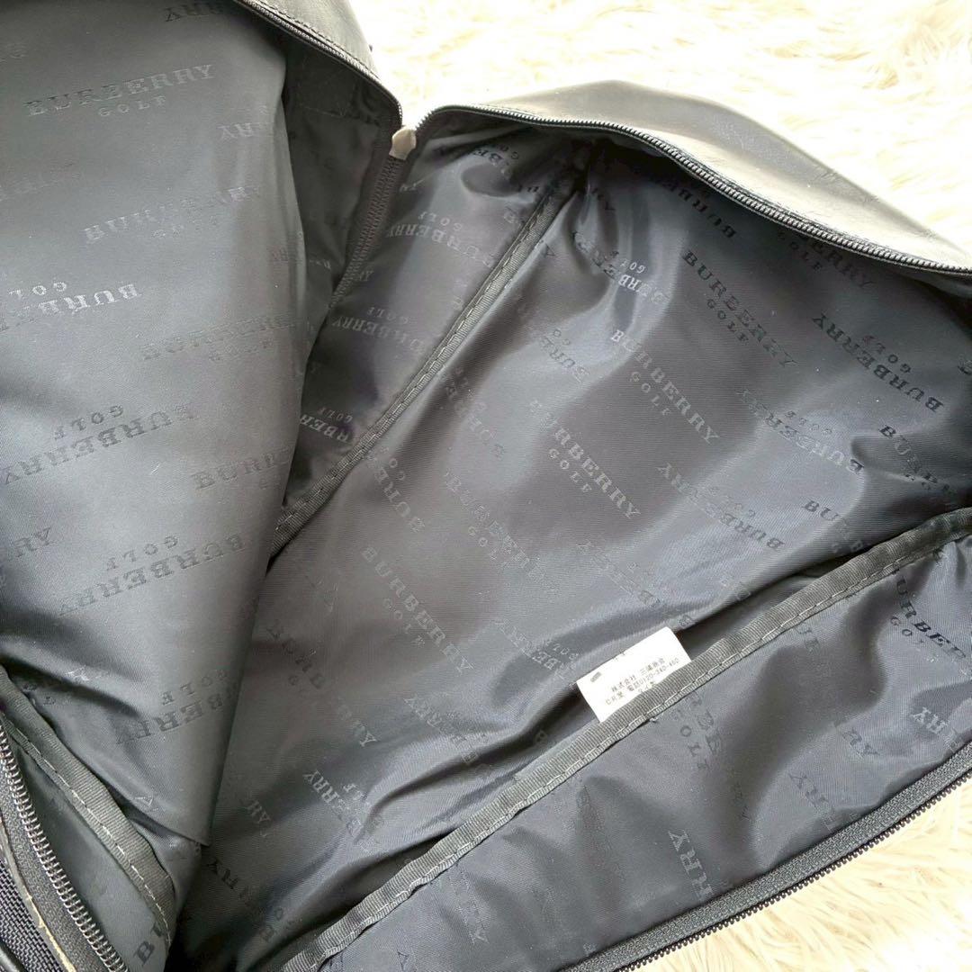 ✨美品✨希少 バーバリーゴルフ クラブケース ノバチェック バッグ ブラック